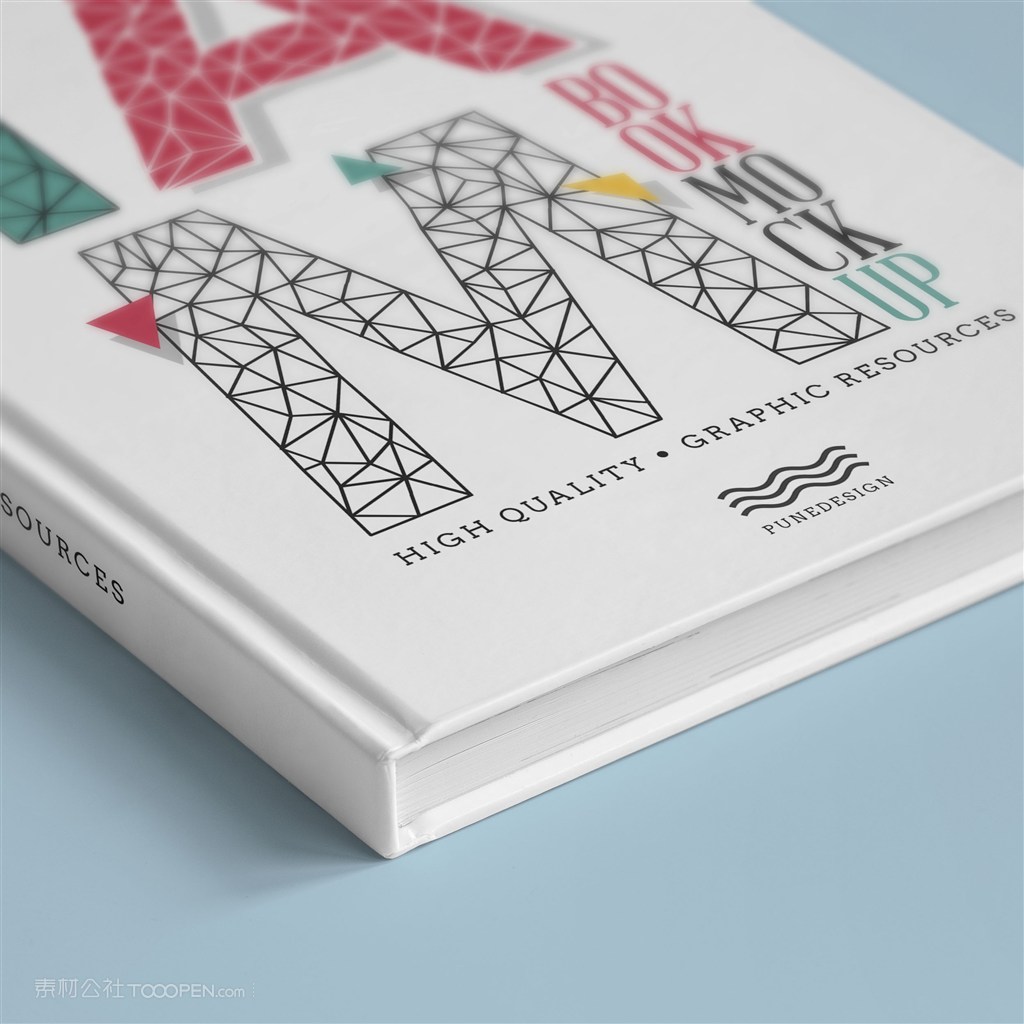 书籍封面贴图样机