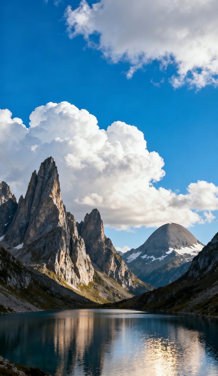 意境摄影山水天空青山唯美山峰蓝天