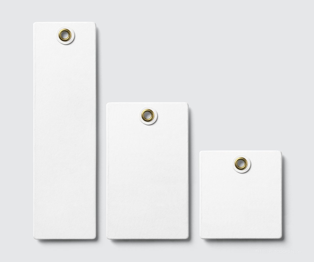 珐琅金属效果产品包装吊牌展示样机