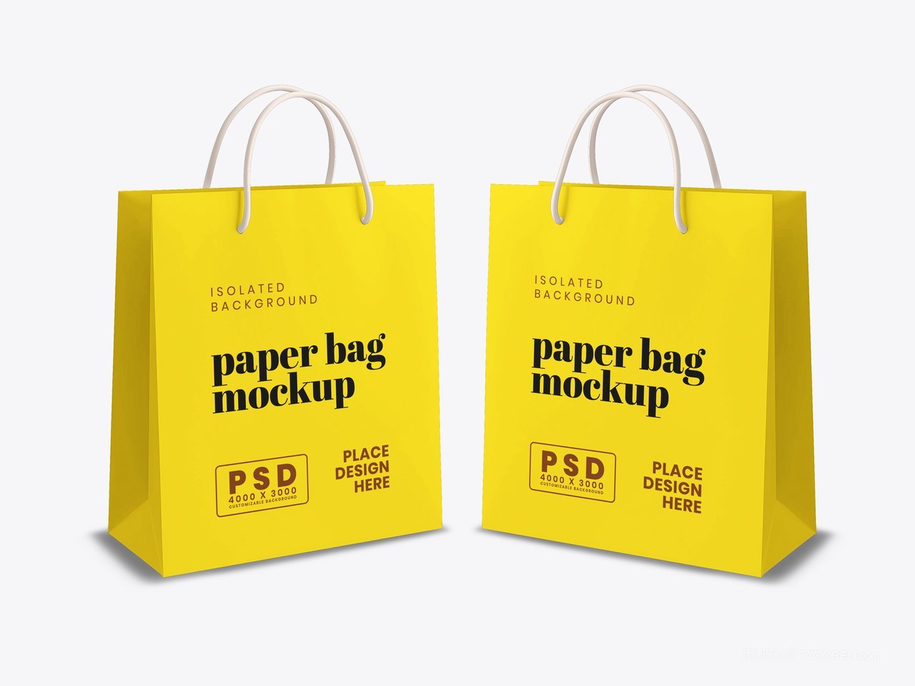 纸质购物袋样机