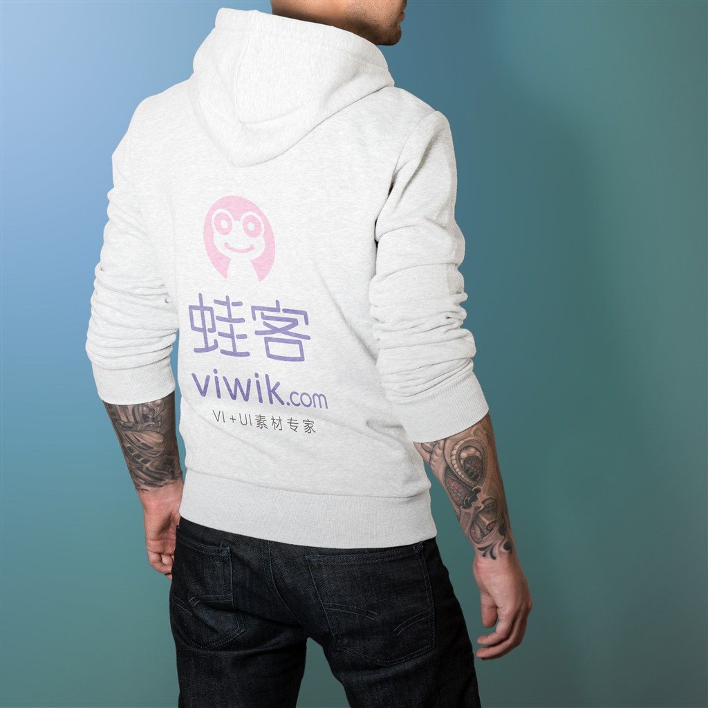 男士卫衣样机贴图