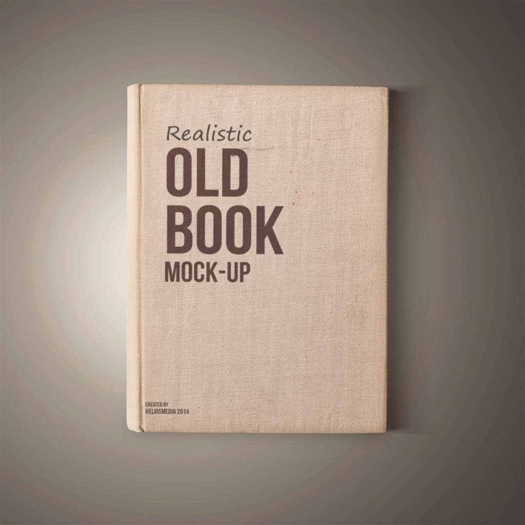 简约英文画册样机