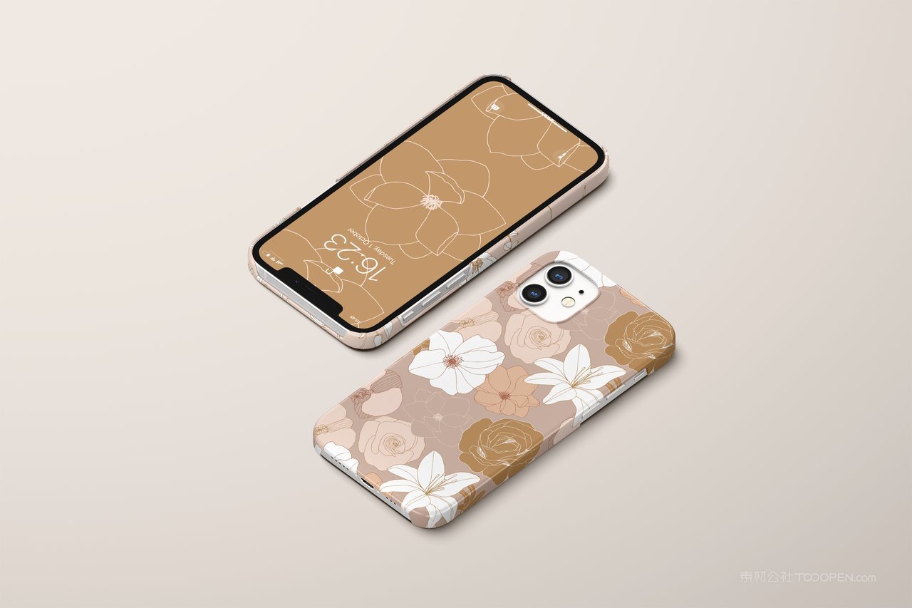 iphone12手机壳贴图ps样机 (5)