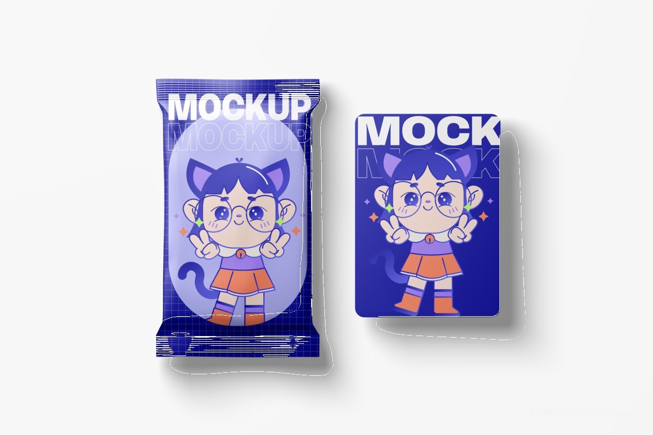 【2097期】卡片儿童形象盲盒样机 (2)