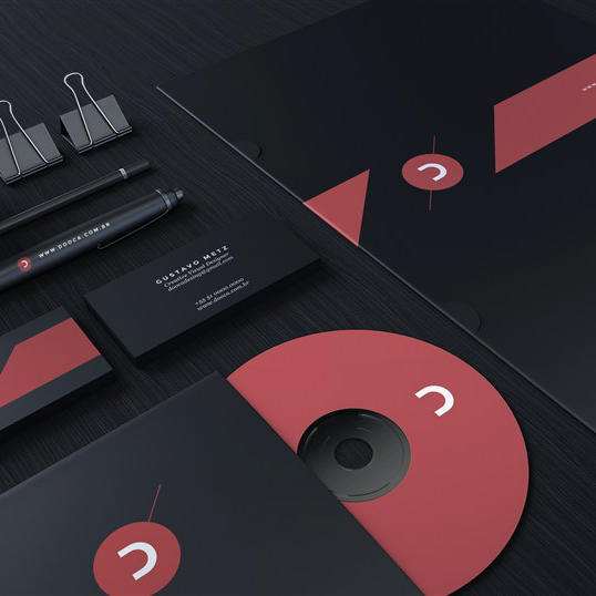 马克杯圆珠笔名片光盘袋文件袋样机