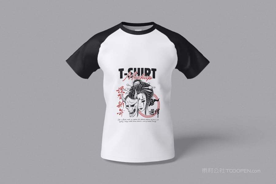 短袖t恤样机