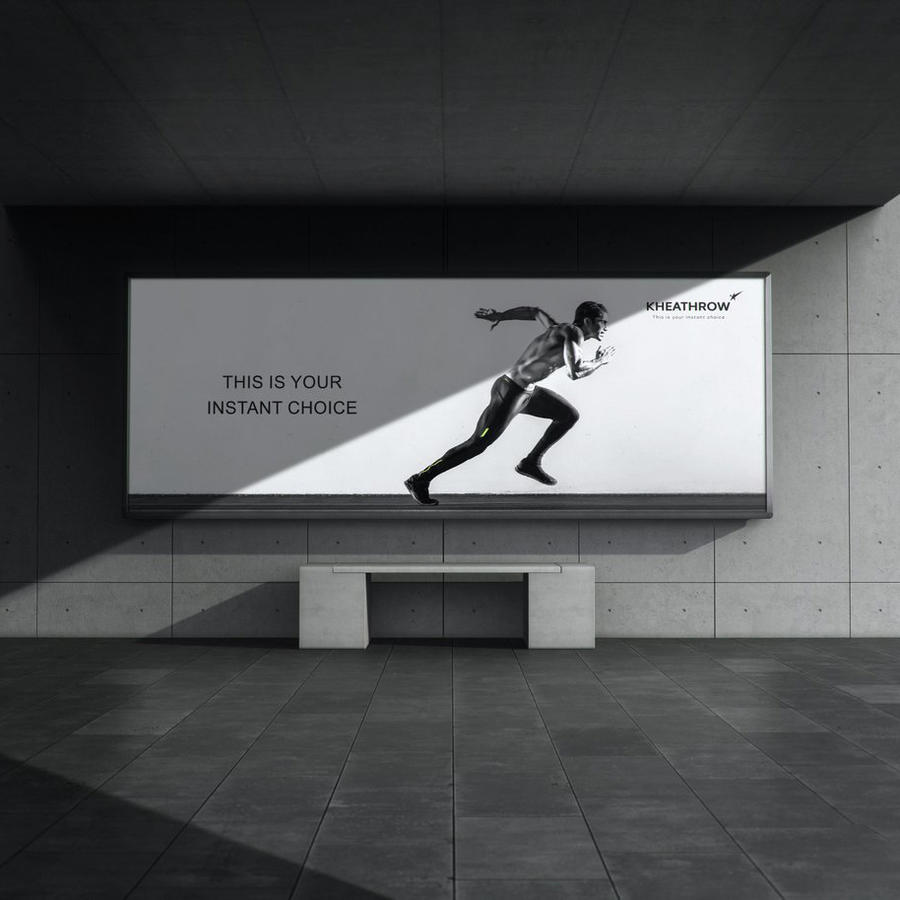 地铁口灯箱样机