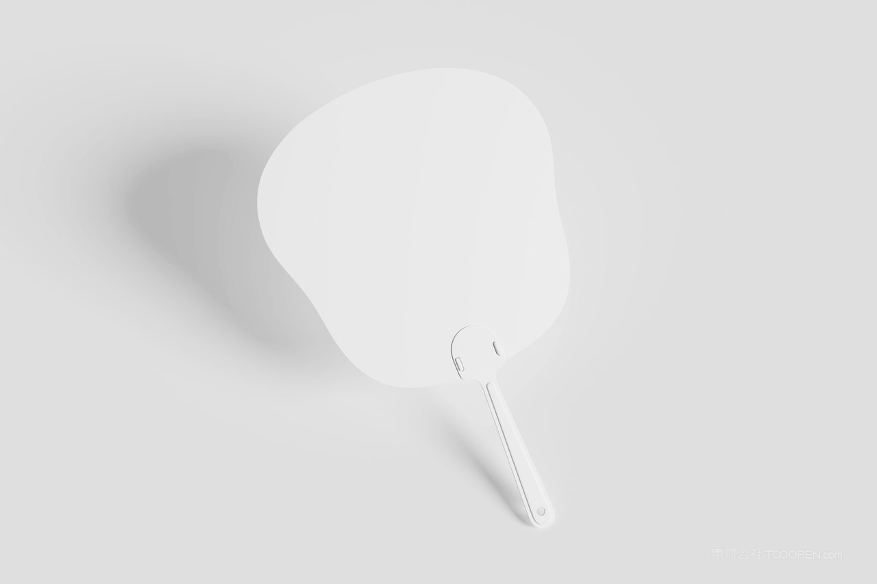 【1980期】塑料广告扇子样机 (3)