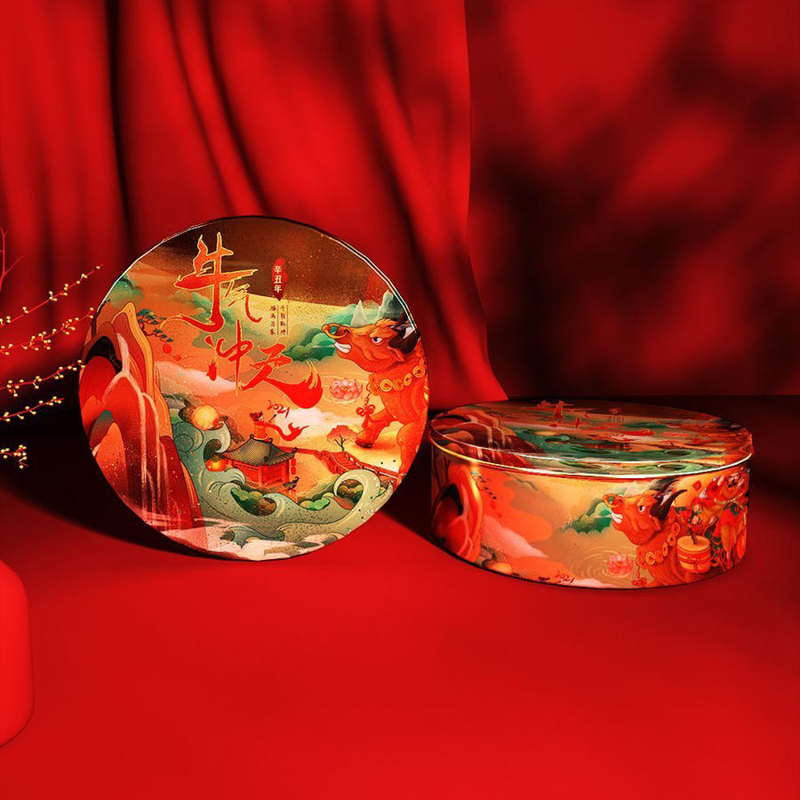 中国潮文创贺岁年货圆罐礼盒装样机 (12)