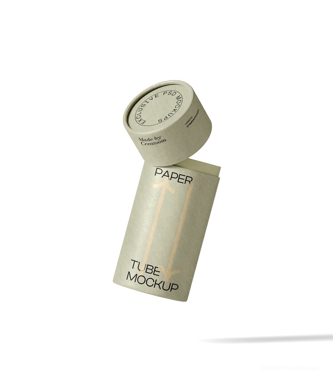 咖啡企业咖啡纸桶一次性包装样机 (23)