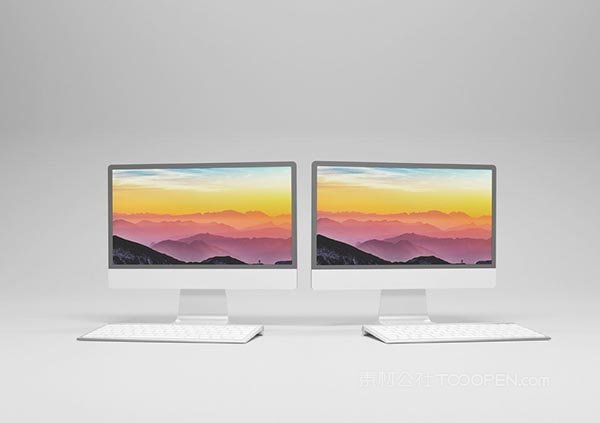 网站页面展示效果样机