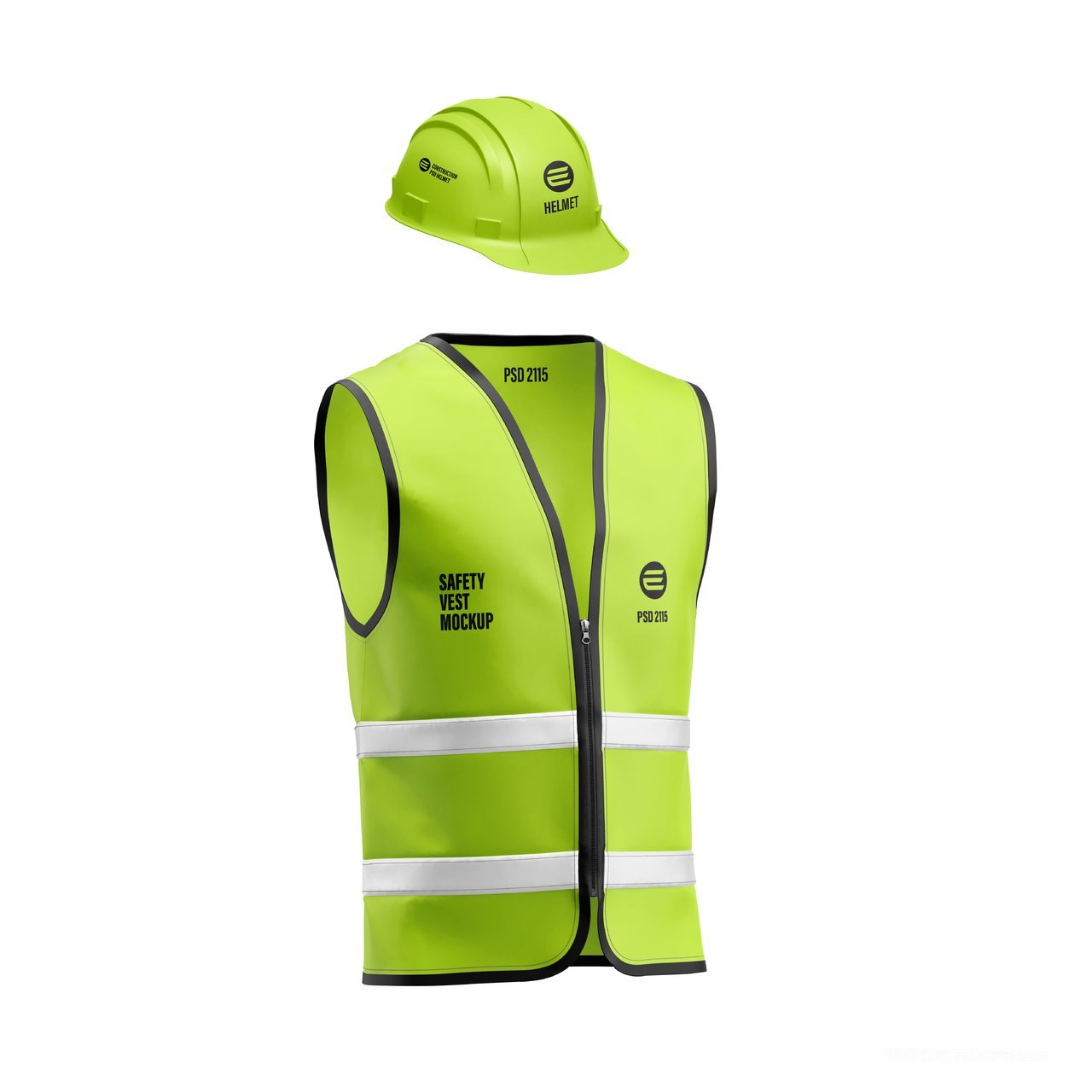 安全背心头盔样机