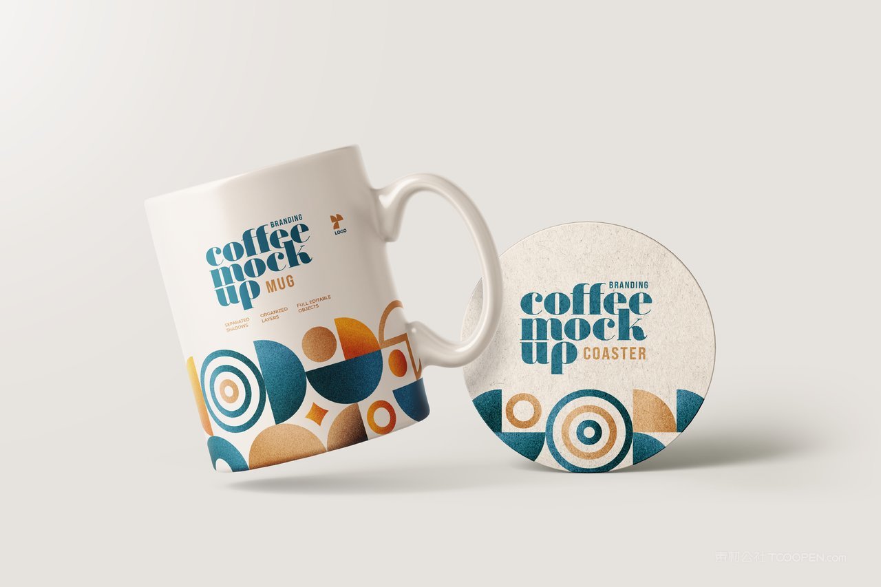 品牌奶茶咖啡logo定制vi包装展示样机 (23)