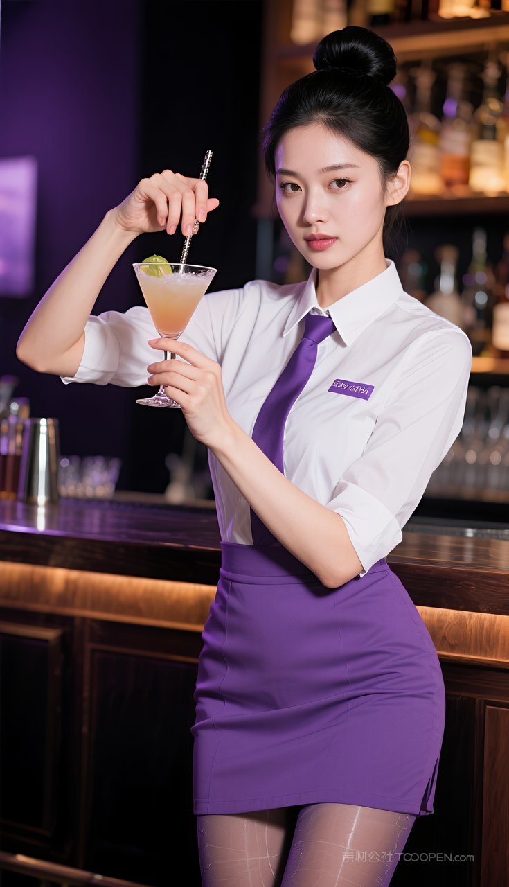 丝袜制服美女写真美腿长腿性感短裙