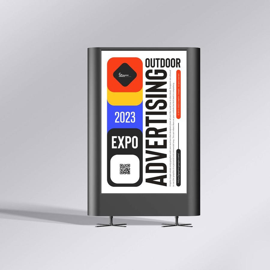 户外广告样机