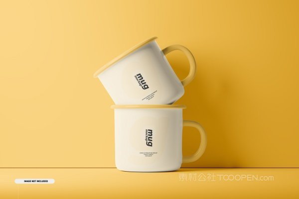 搪瓷杯样机模板