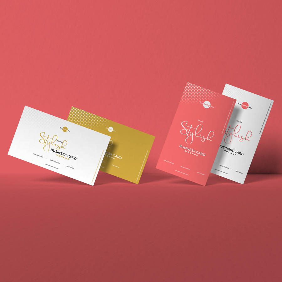 品牌时尚名片样机