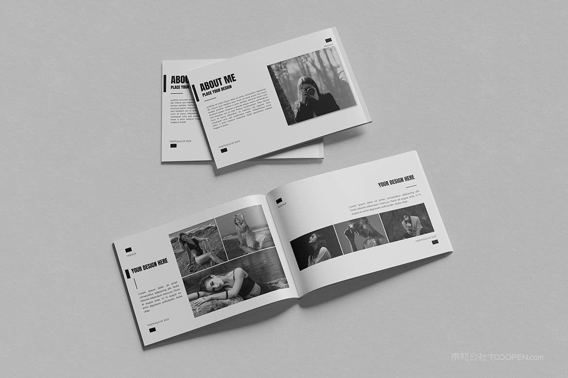 景观目录画册样机