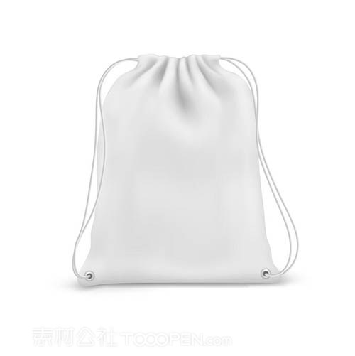 空白背包样机矢量素材