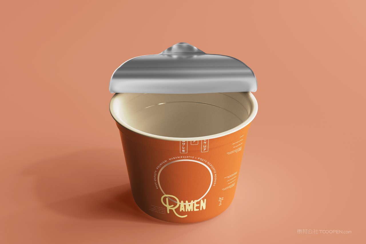酸辣粉桶装泡面即食品包装展示样机 (20)