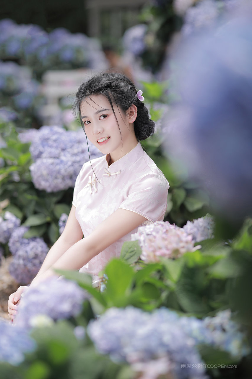 中国清纯旗袍美女唯美写真艺术照图片