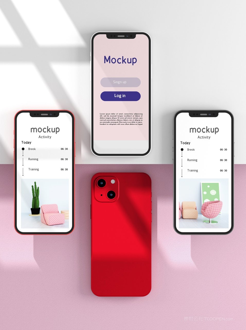 幻彩紫手机屏app界面ui样机 (6)