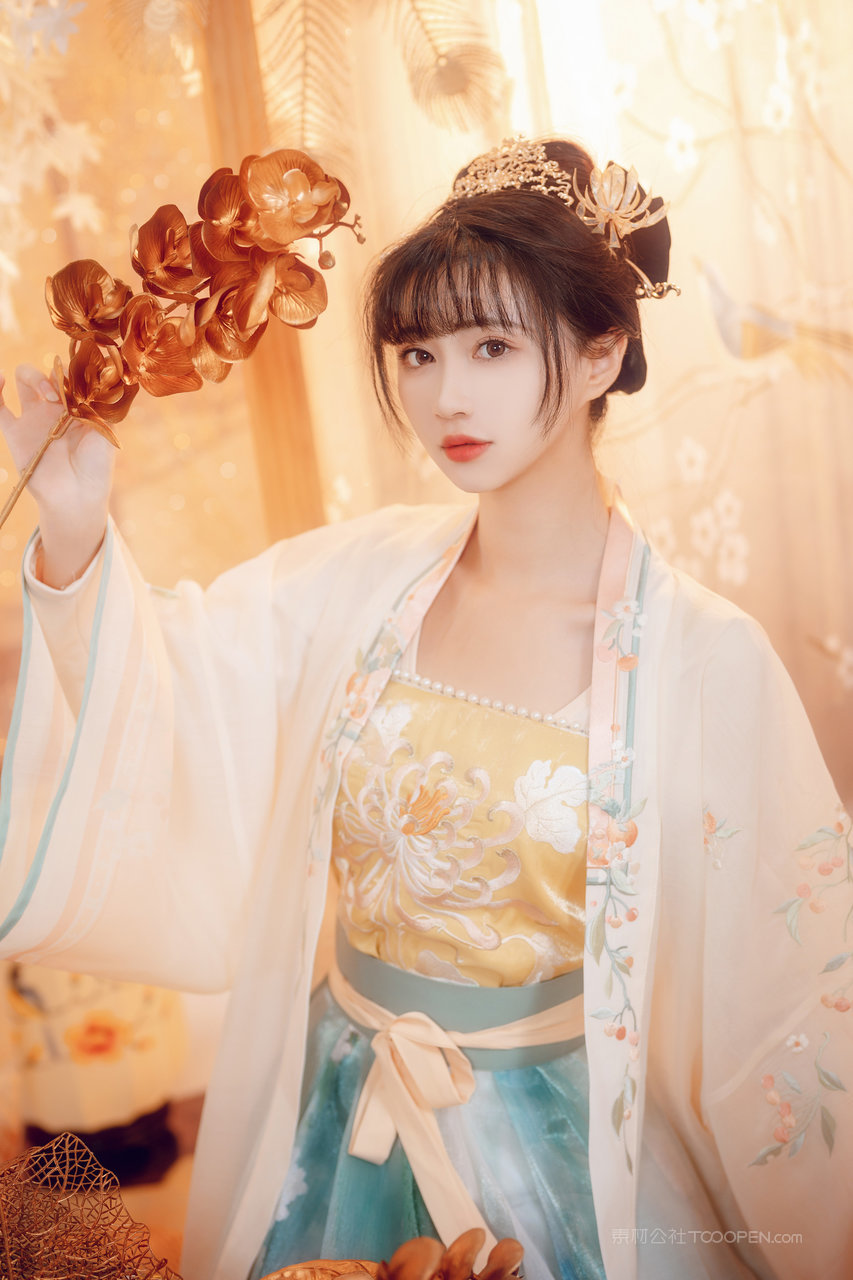 华丽古装美女高清艺术照图片