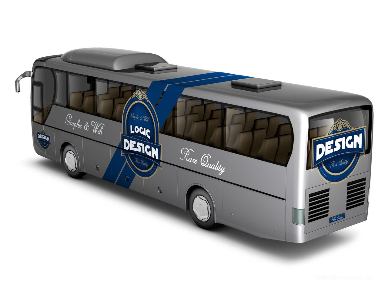 大巴长途运输面包车样机 (2)