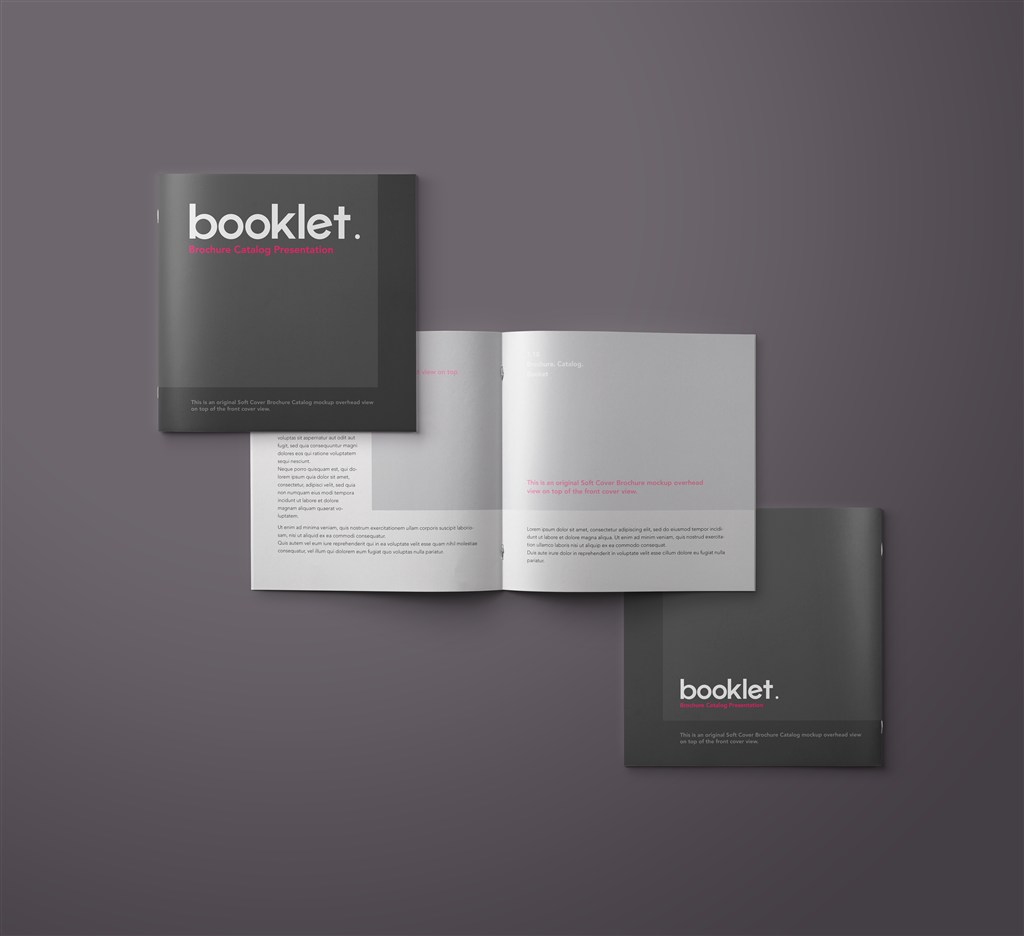 宣传册样机素材