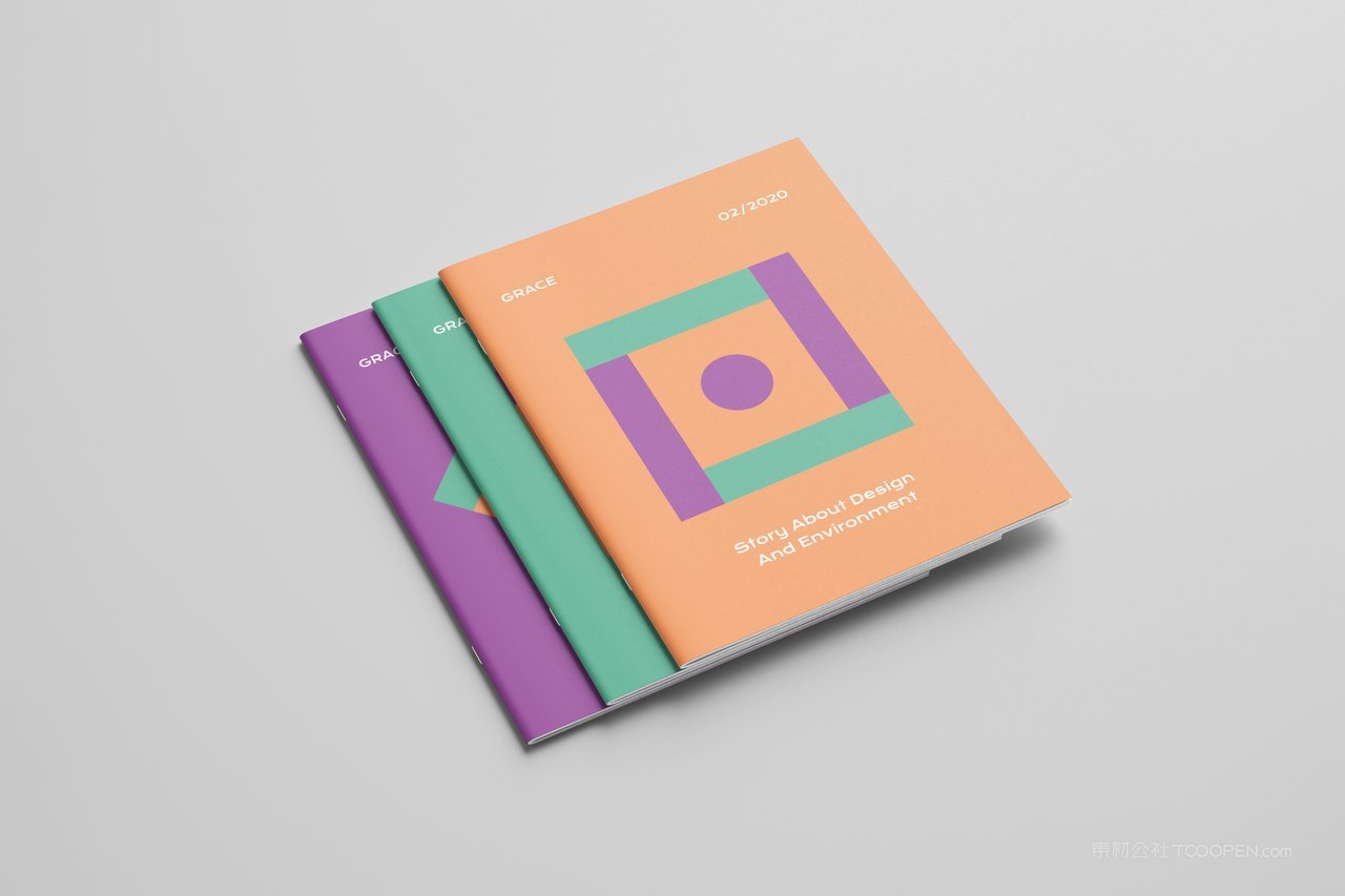 a4画册杂志设计展示样机 (15)