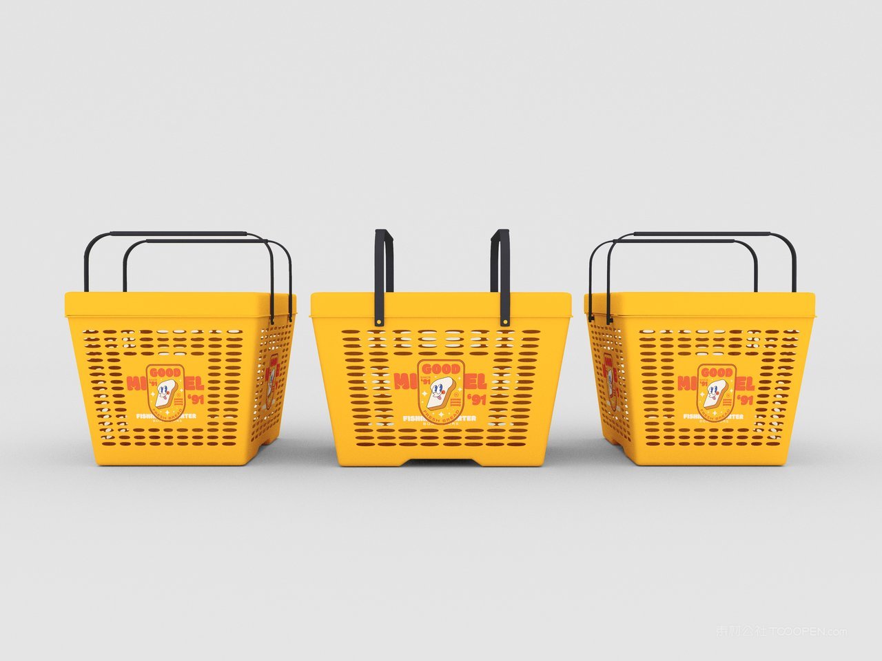 【2177期】超市手提购物篮样机 (5)