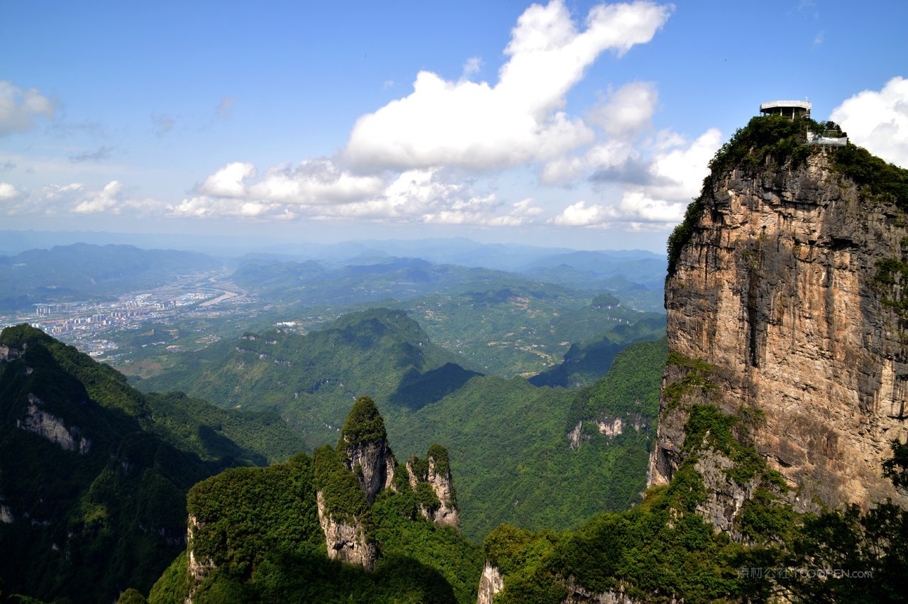 张家界天门山风光
