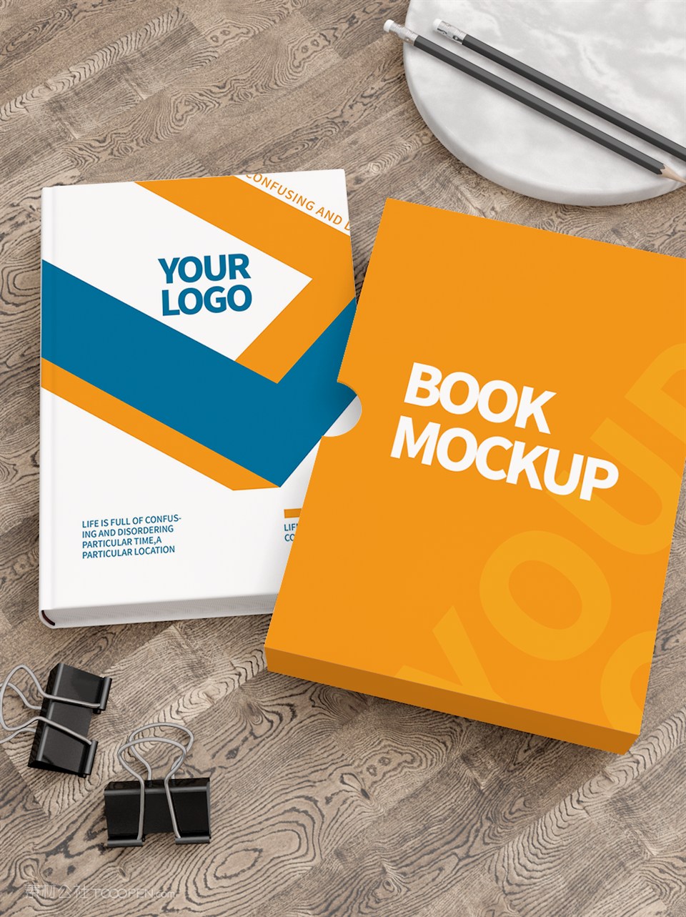 封套书籍书画册样机