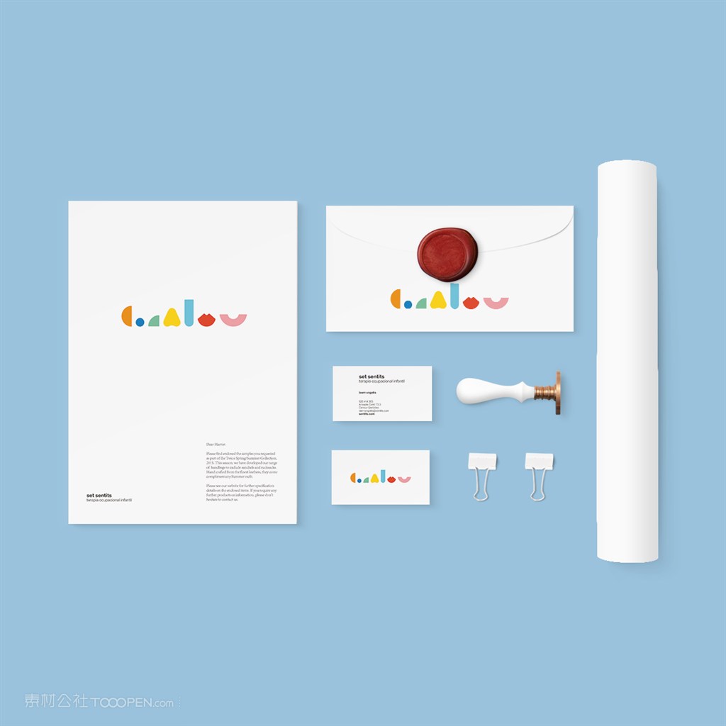 婴幼儿品牌vi样机贴图