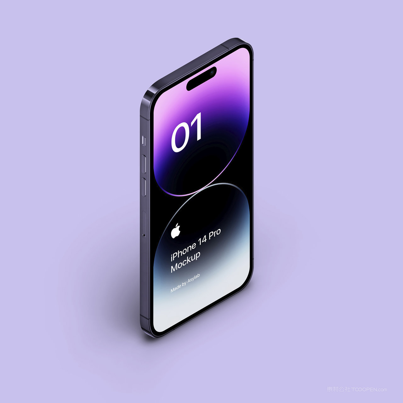 苹果apple手机iPhone14Pro贴图样机