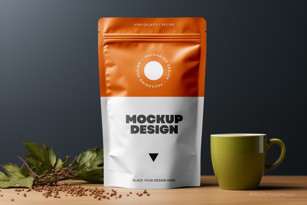 立式食品袋场景样机