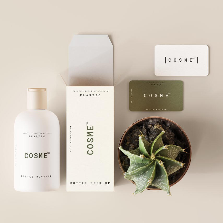 护手洗护清洁产品瓶装包装场景样机 (14)