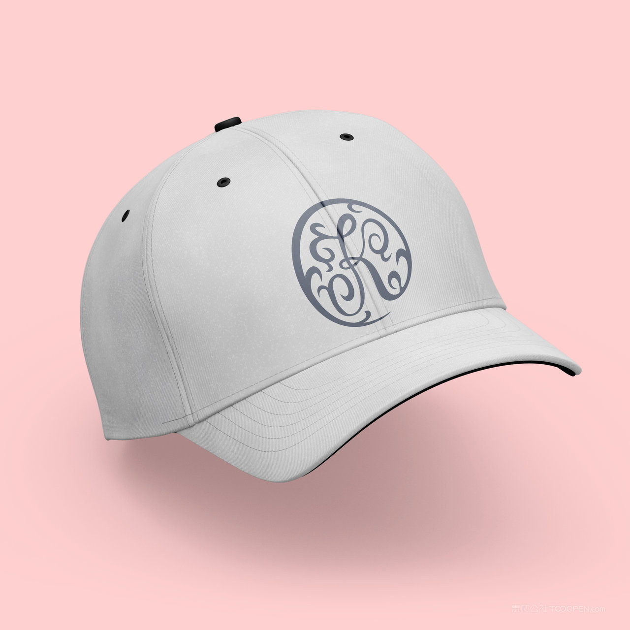 白色帽子棒球帽遮阳帽贴图样机