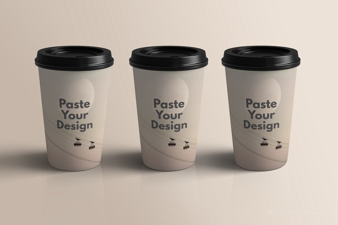 热饮纸杯样机