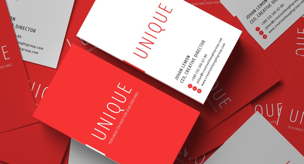 商务宣传折页样机模板