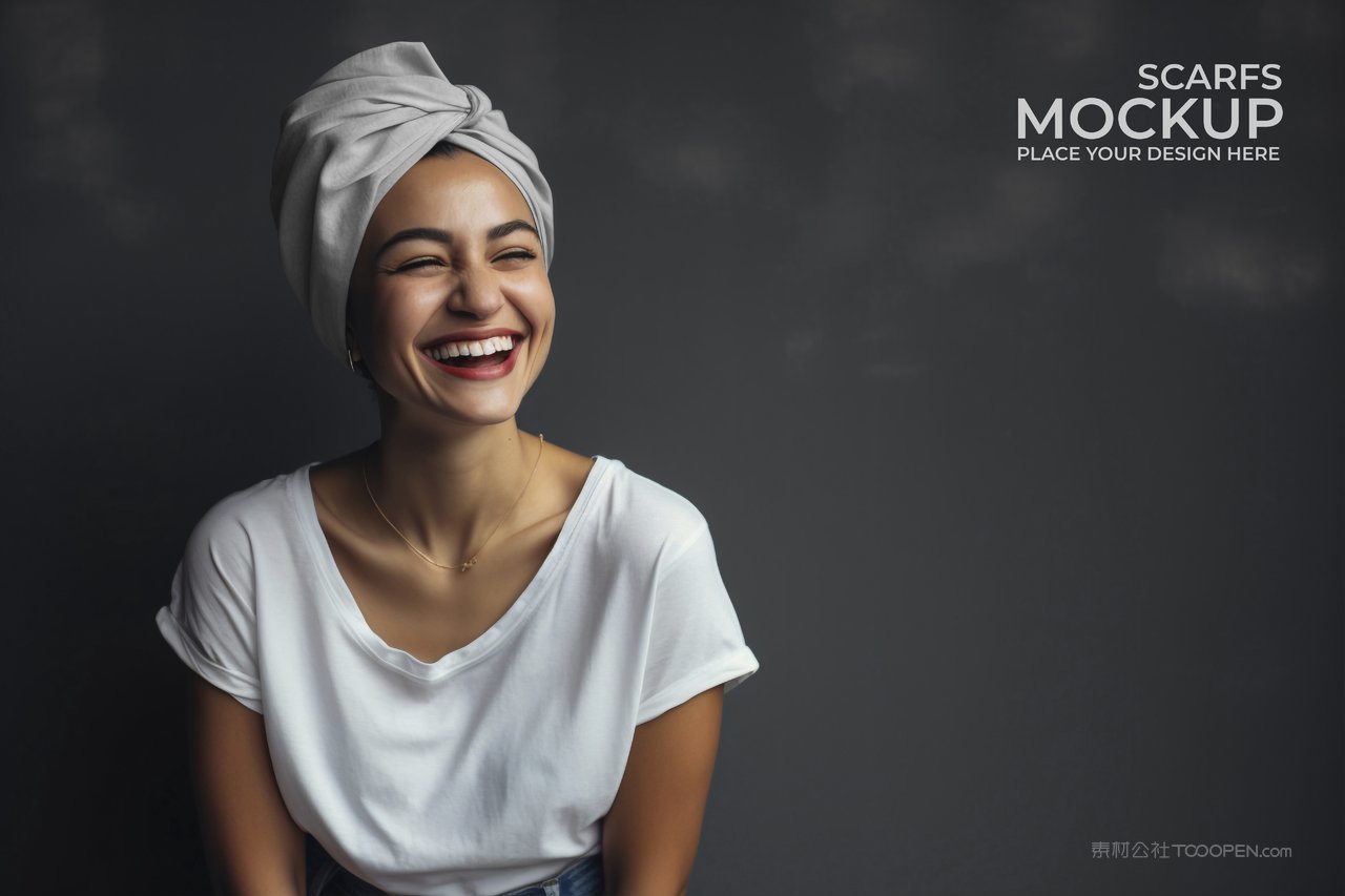 【2040期】25款女生头巾丝巾样机 (6)