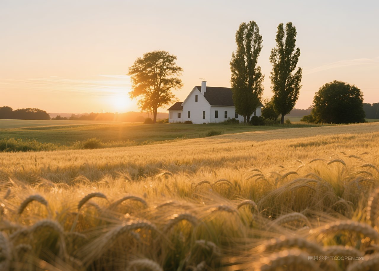 景观云层日落落日唯美风景自然云彩天空