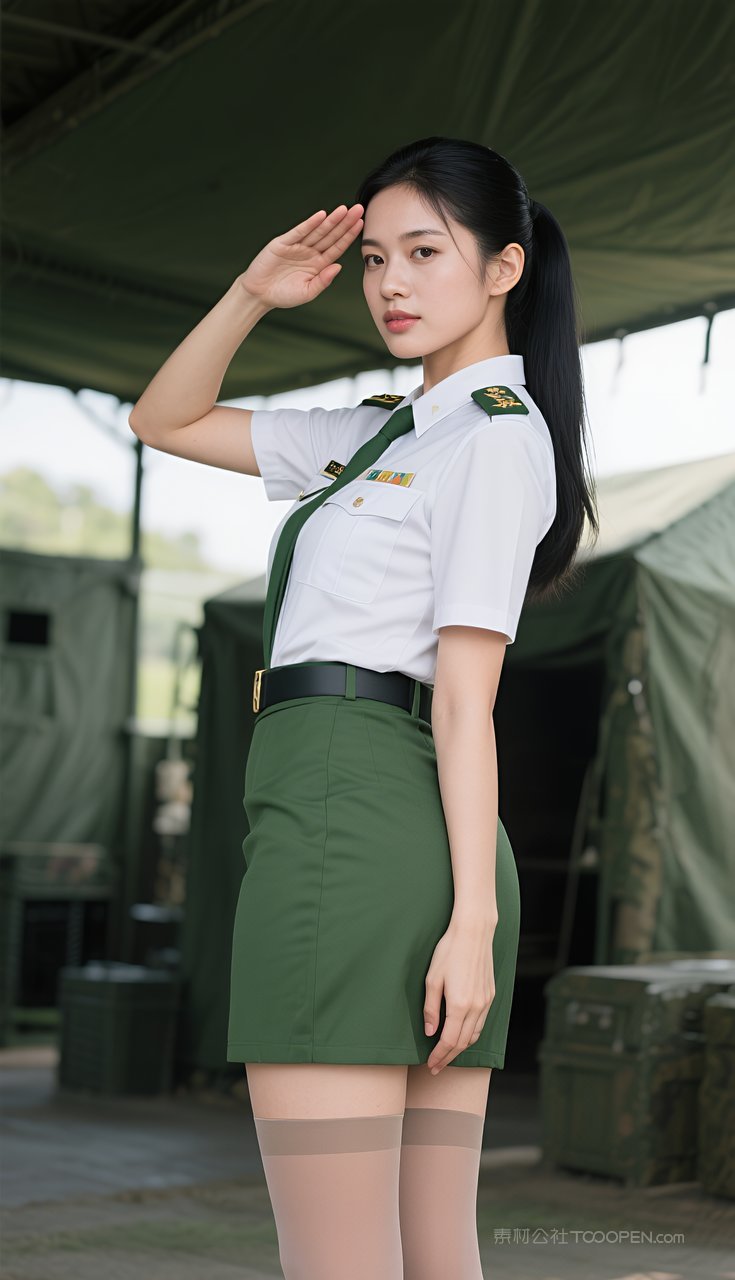 美艳短裙长腿美女性感丝袜制服