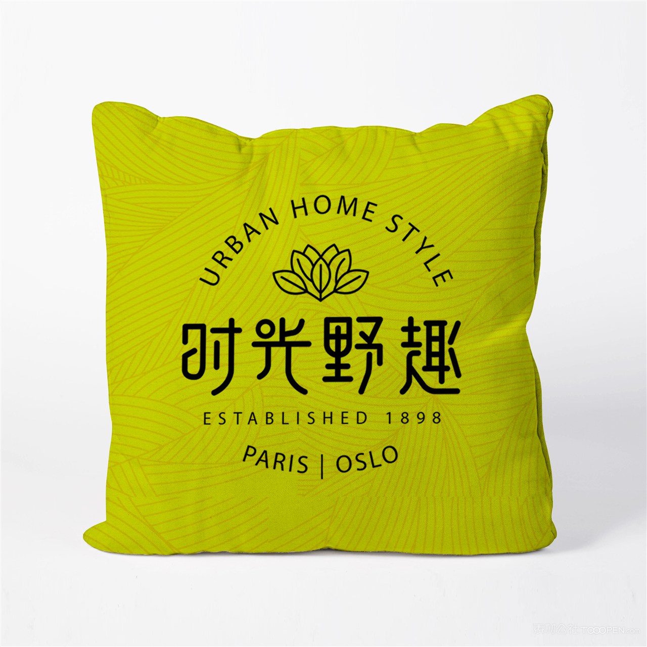 中式餐厅vi抱枕贴图样机