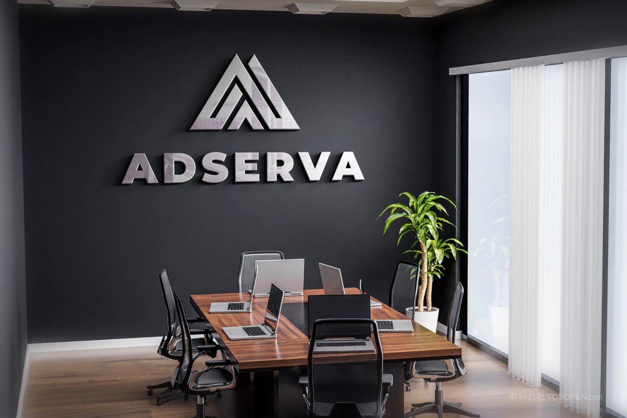 【1931期】企业立体logo标志样机 (11)