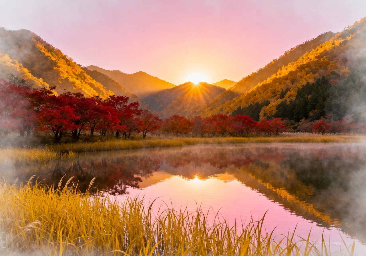 山水湖泊天空意境青山蓝天唯美山峰