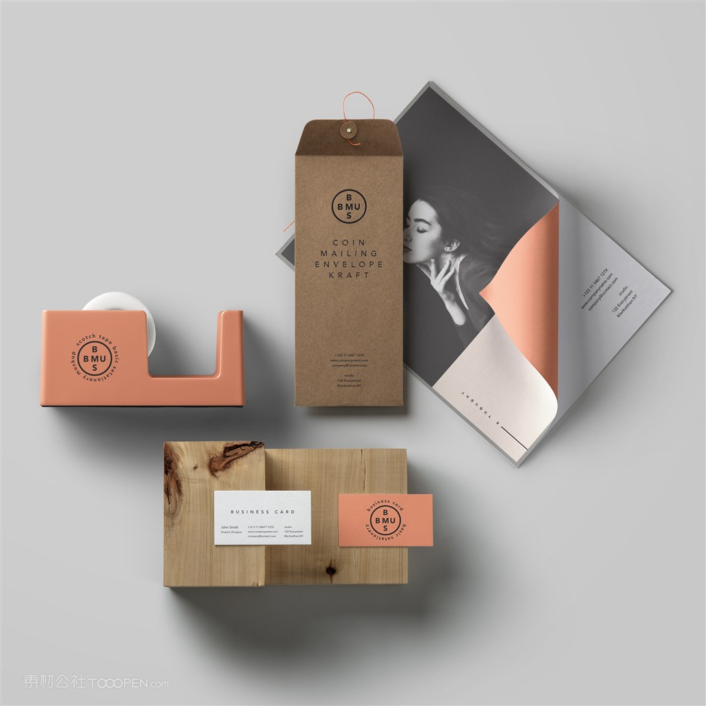 女性时尚品牌vi样机