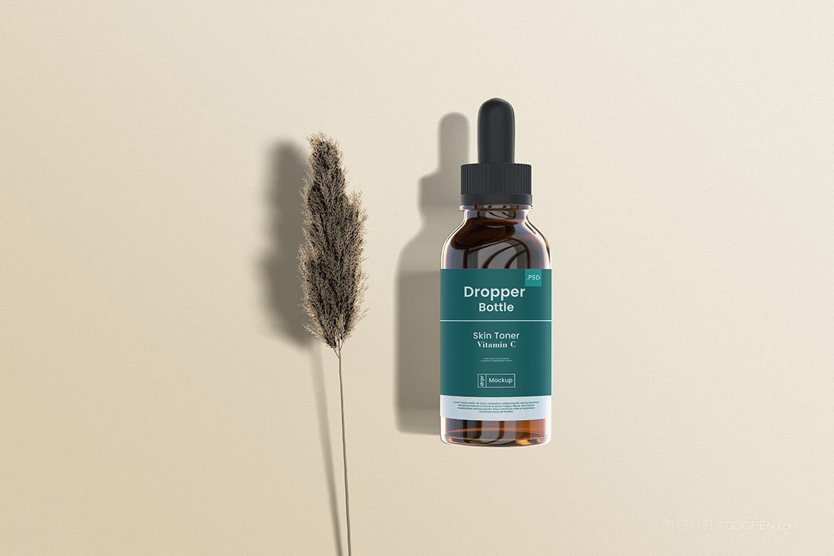 精华液滴管瓶样机