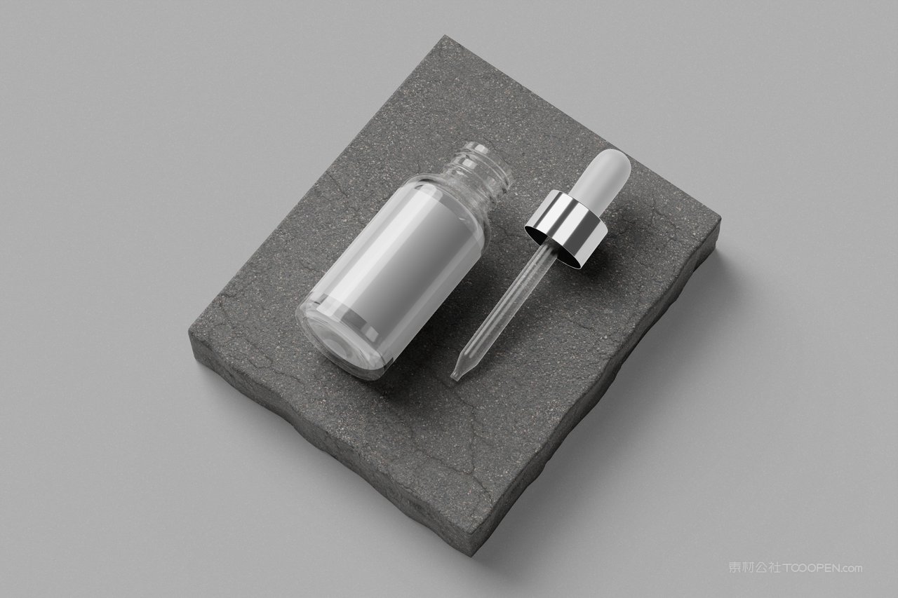 精华液滴管瓶样机