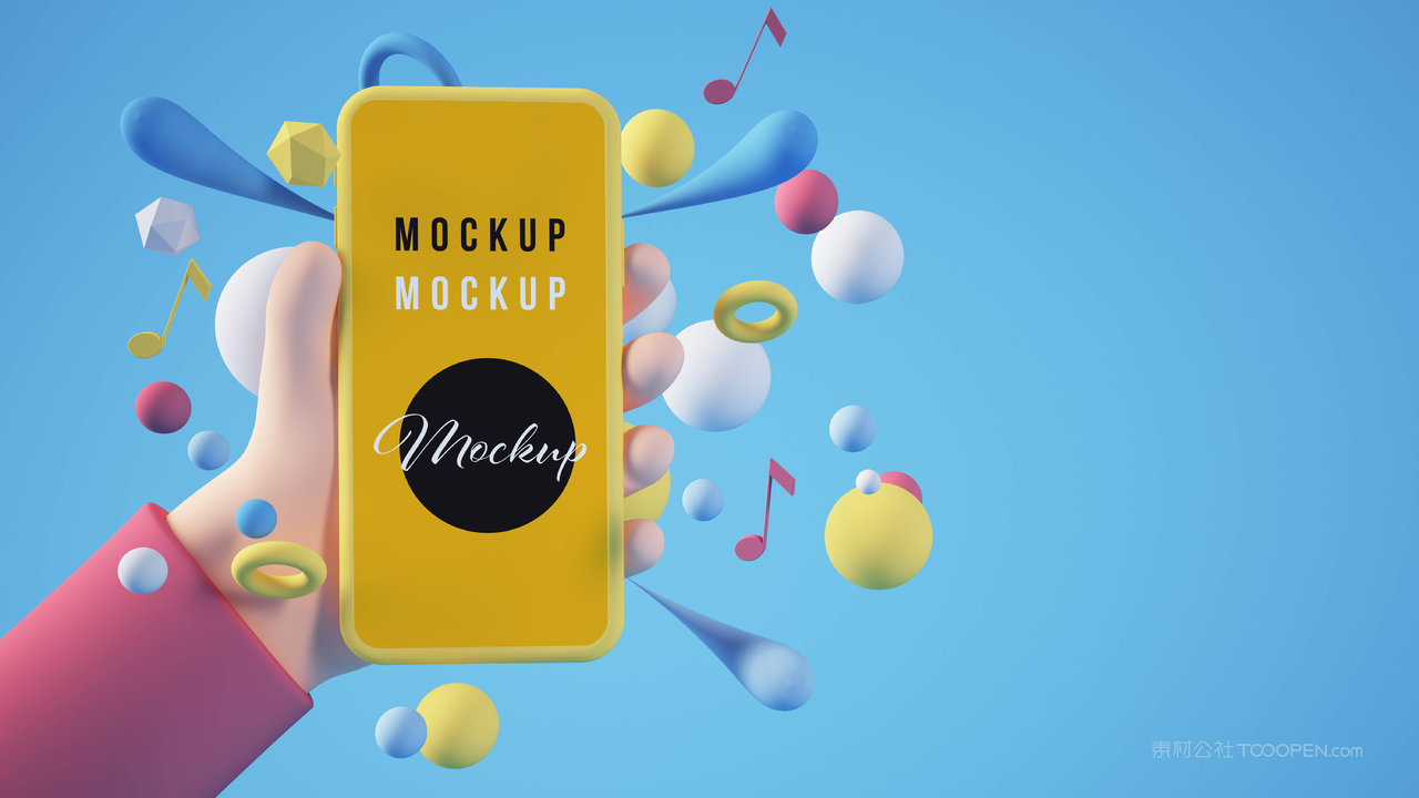 手持手机app样机